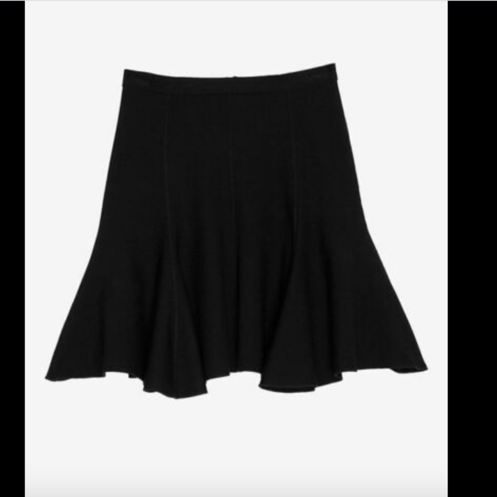 NWT! $275 Halston Heritage Black Short‎ Skirt [ SZ 12 ] #1243